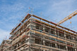 Baustelle mit Kran