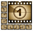 Vektor: film countdown film countdown