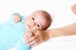Portrait of an infant baby boy