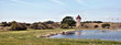 Panorama HDR de la croix de Lorraine à Courseulles-Sur-Mer