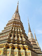 Ancient pagoda in Wat Pho, Bangkok, Thailand Ancient pagoda in Wat Pho, Bangkok, Thailand