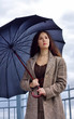 Woman with umbrella