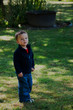 playing outdoors on a fall day
