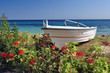 The boat costs(stands) at sandy coas The boat costs(stands) at sandy coas