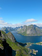 Picturesque landscape at Norway islands Picturesque landscape at Norway islands