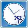 Vector: Business man running icon vector Business man running icon vector