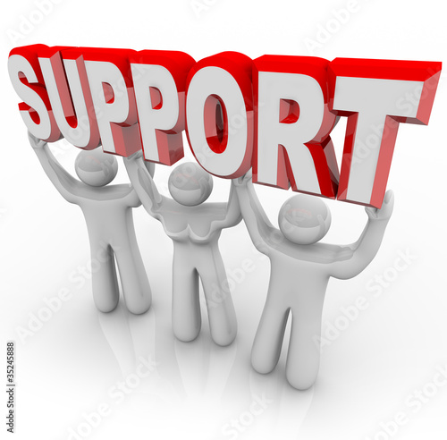 Illustration: Support People Lifting Your Burden in Difficult Times Support People Lifting Your Burden in Difficult Times