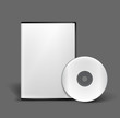 DVD case and disc DVD case and disc