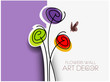Spring abstract floral background Spring abstract floral background