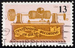Postage stamp USA 1977 Tin foil phonograph