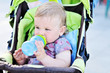 drinking infant girl