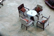 Luxury hotel lounge area