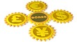 Illustration: Währung an der Börse Währung an der Börse