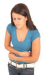 Pain in stomach - girl in pain