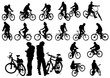 Vector: Cyclists Cyclists