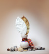 Still life with white pumpkin
