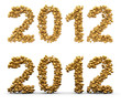 2012 vœux nouvel an chiffre 3d