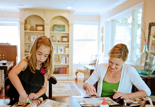 Photo: Mother Daughter Art Project Mother Daughter Art Project