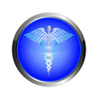 Logo caducée médecine.