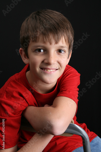 Photo: Brunette boy Brunette boy