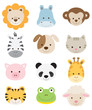 Baby Animal Faces Set