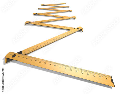 Illustration: folding rule folding rule