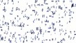 Music Notes and treble clef Music Notes and treble clef