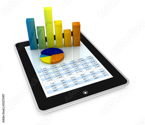 Illustration: modern financial analysis modern financial analysis