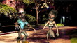Zombies dancing in the park after dark Zombies dancing in the park after dark
