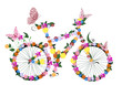 bike with flowers