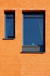 Windows and tiled wall Windows and tiled wall