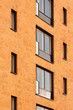 Windows of the residential building Windows of the residential building