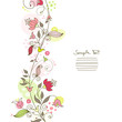 Floral Card Red/Green