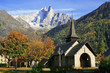 Image : Les Drus from Les Praz de Chamonix