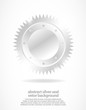 abstract illustration of silver seal