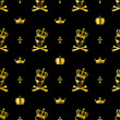 Seamless skull pattern Seamless skull pattern