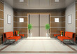 Hall a modern office