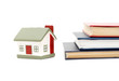 little house and books
