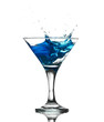splashing into a martini