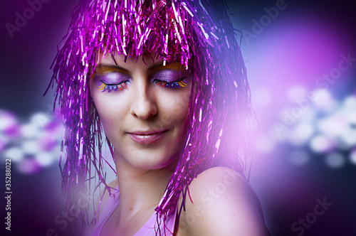 Photo: Fashion portrait of model, glamour makeup Fashion portrait of model, glamour makeup