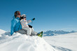 Happy winter vacation (copy space) Happy winter vacation (copy space)