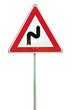 Segnale di curve e tornanti