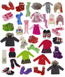 collection of children clothes