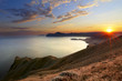 Mountain sunset