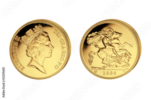 Photo: 5 Pfund Elisabeth II Großbritannien 5 Pfund Elisabeth II Großbritannien