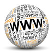 www, world wide web, Keyword, Tag Cloud, Ball, Sphere