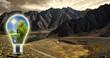 bulb of hope in a dry land