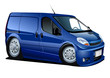 Vector cartoon delivery / cargo van