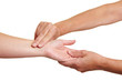 Finger messen Blutdruck