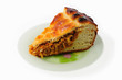 cabbage pie on a dish